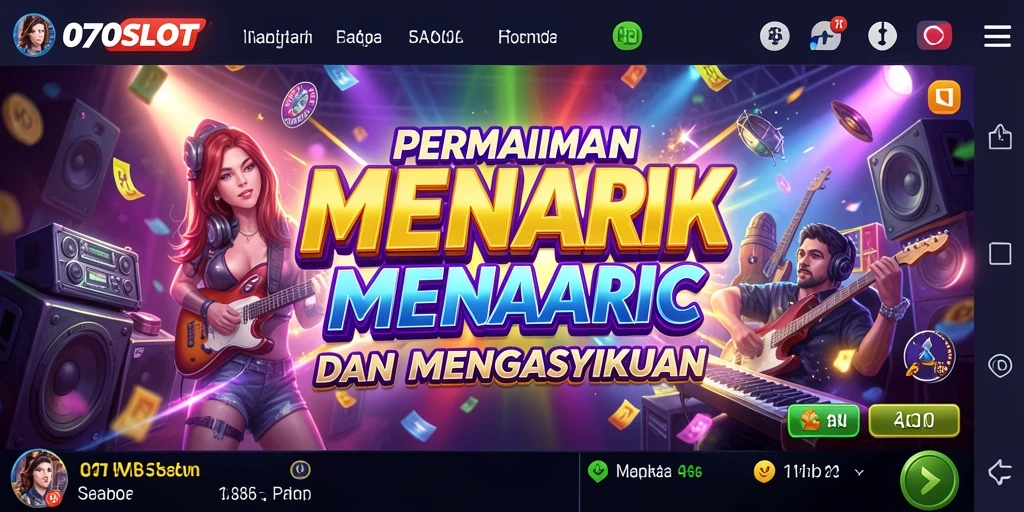 Tampilan gameplay 070SLOT yang menarik dan penuh warna.