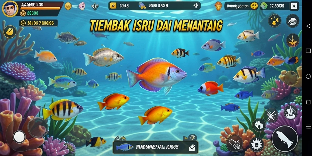 Gameplay Tembak Ikan yang seru dan menantang di AA666.