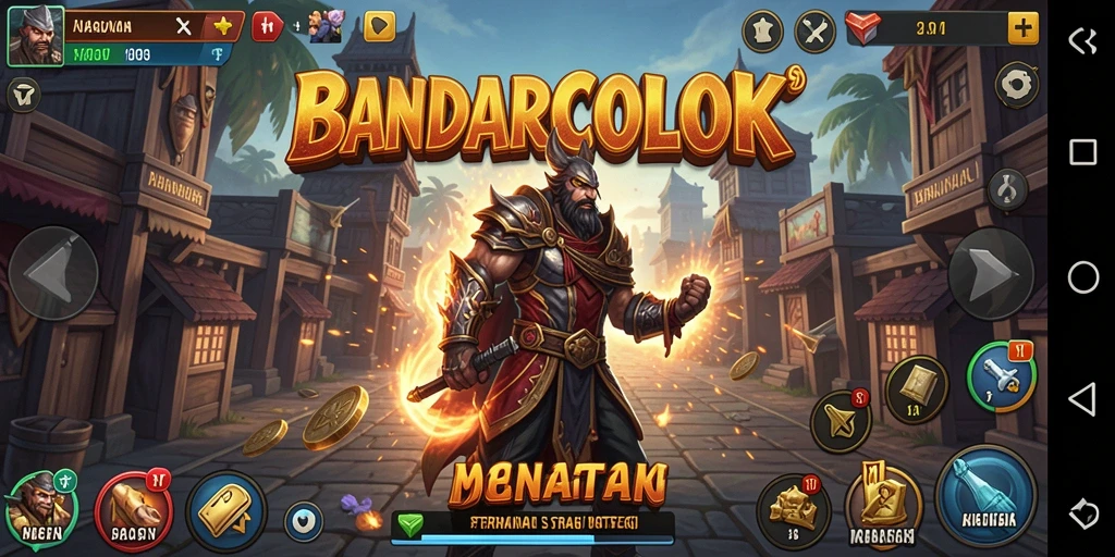 Tampilan gameplay menarik dari BANDARCOLOK dengan strategi yang dinamis.