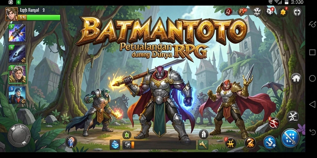 Tangkapan layar menampilkan aksi pertarungan seru di BATMANTOTO.