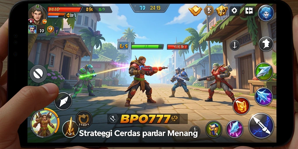 Tampilan gameplay BPO777 yang memukau dan penuh strategi.