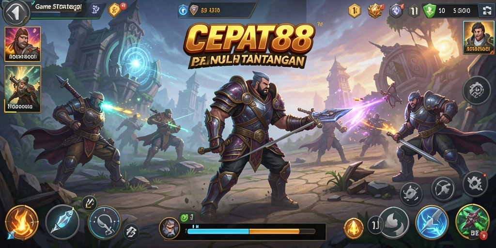 Tampilan gameplay CEPAT88 yang menarik dan strategis.