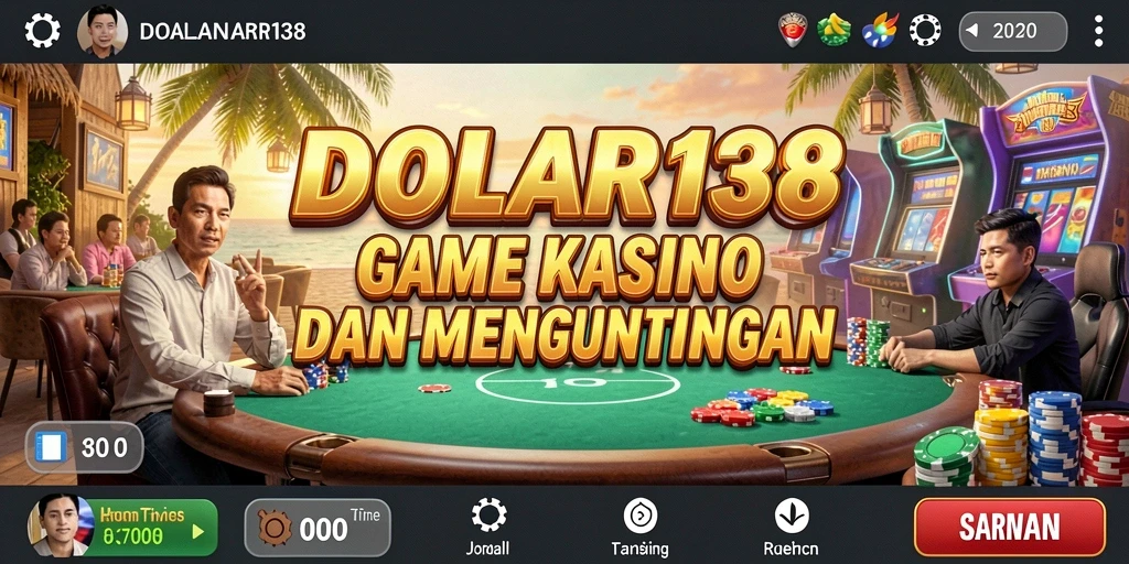 Tampilan gameplay Kasino yang seru dan menghibur di DOLAR138.
