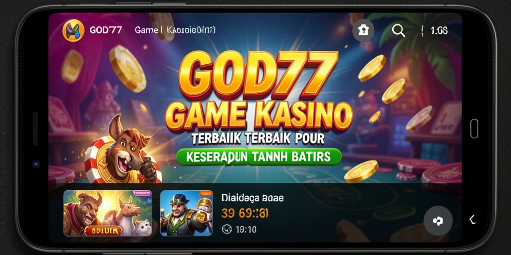 Screenshot gameplay GOD77 menampilkan suasana kasino yang menarik dan menegangkan.