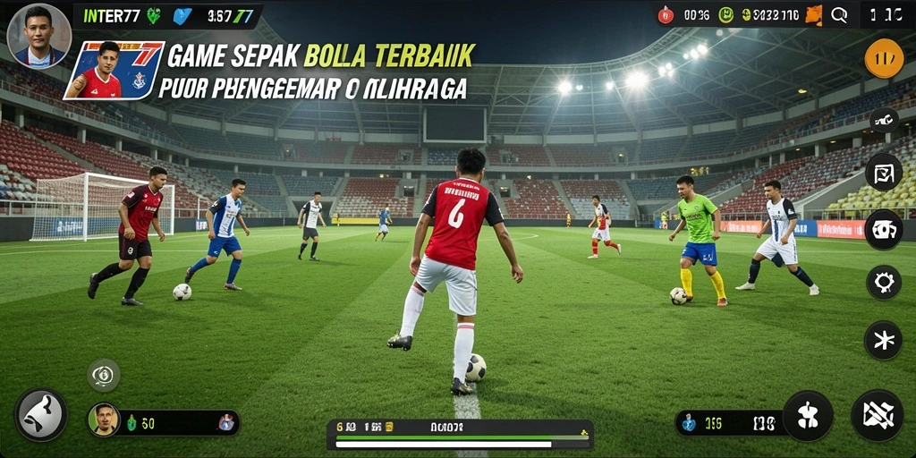 Gambar permainan INTER77 menampilkan aksi sepak bola yang mendebarkan.
