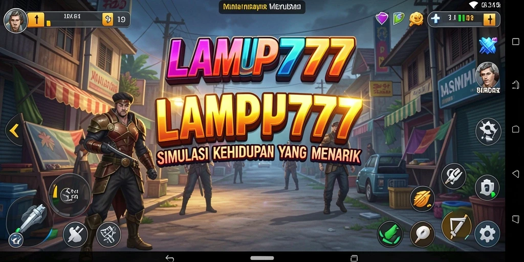 Screenshot LAMPU777 menampilkan karakter yang sedang menjalani aktivitas sehari-hari.