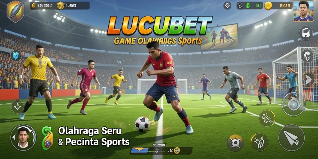 Tampilan menarik saat gameplay olahraga di LUCUBET.