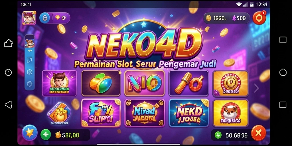 Screenshot dari gameplay NEKO4D menampilkan slot yang mengasyikkan.