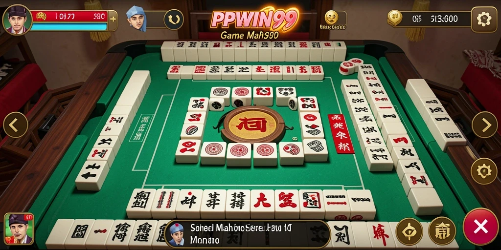 Tampilan seru gameplay Mahjong di PPWIN99 dengan grafis menarik.