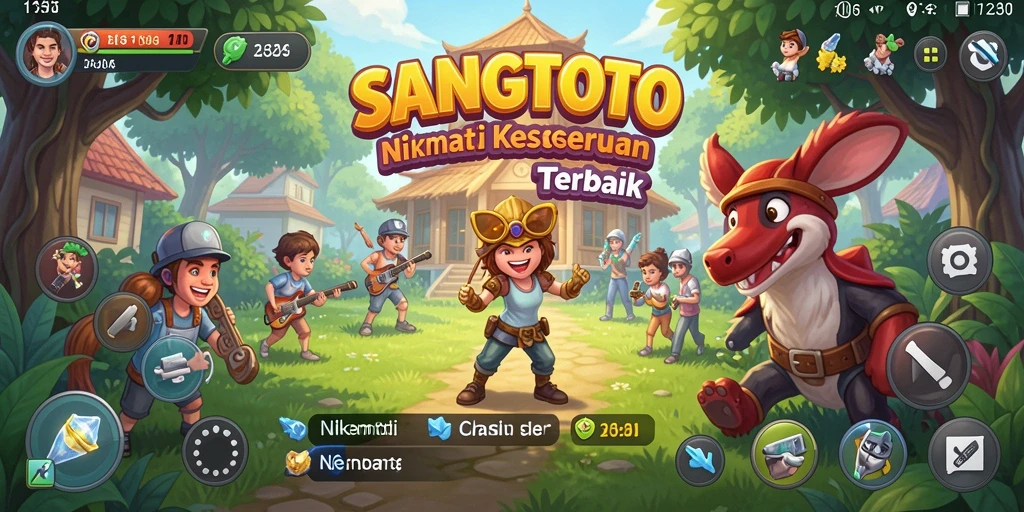 Tampilan gameplay SANGTOTO yang menghibur dan santai.