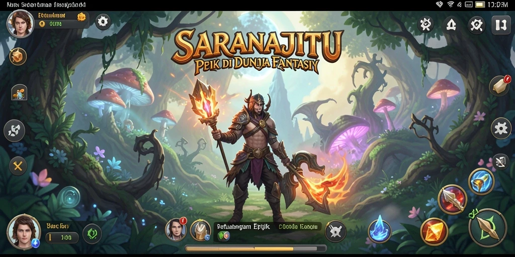 Screenshot gameplay SARANAJITU menampilkan aksi seru dan grafik memukau.