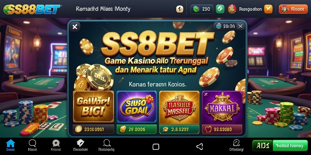 Tampilan gameplay mendebarkan dalam SS88BET yang menarik.
