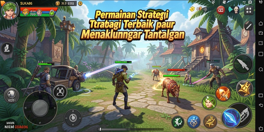 Screenshot utama SUKA86 menunjukkan gameplay strategi yang seru.
