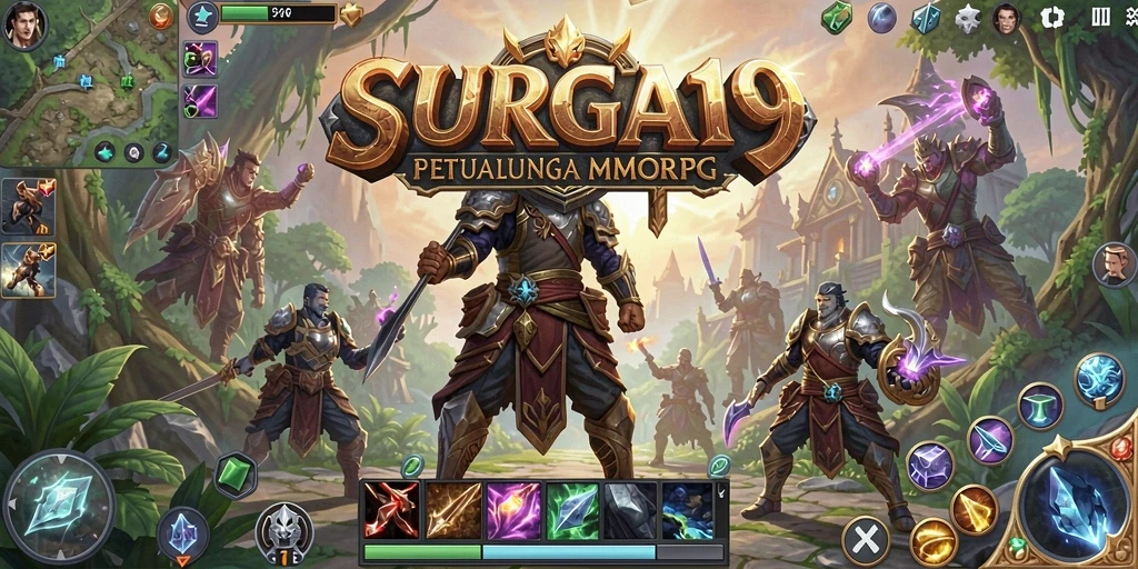 Gameplay menakjubkan dalam SURGA19 dengan petualangan tak terbatas.