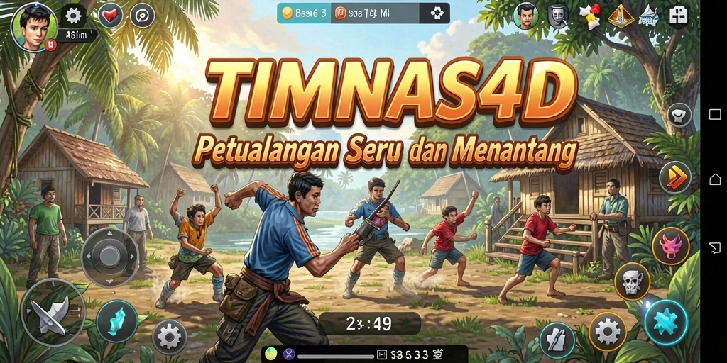 Tampilan gameplay seru di TIMNAS4D yang penuh petualangan menarik.